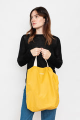 DO Nylon 2 Way Tote Bag Mustard