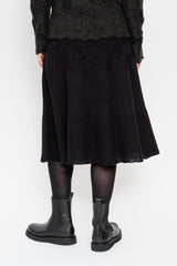 Knit Skirt Black