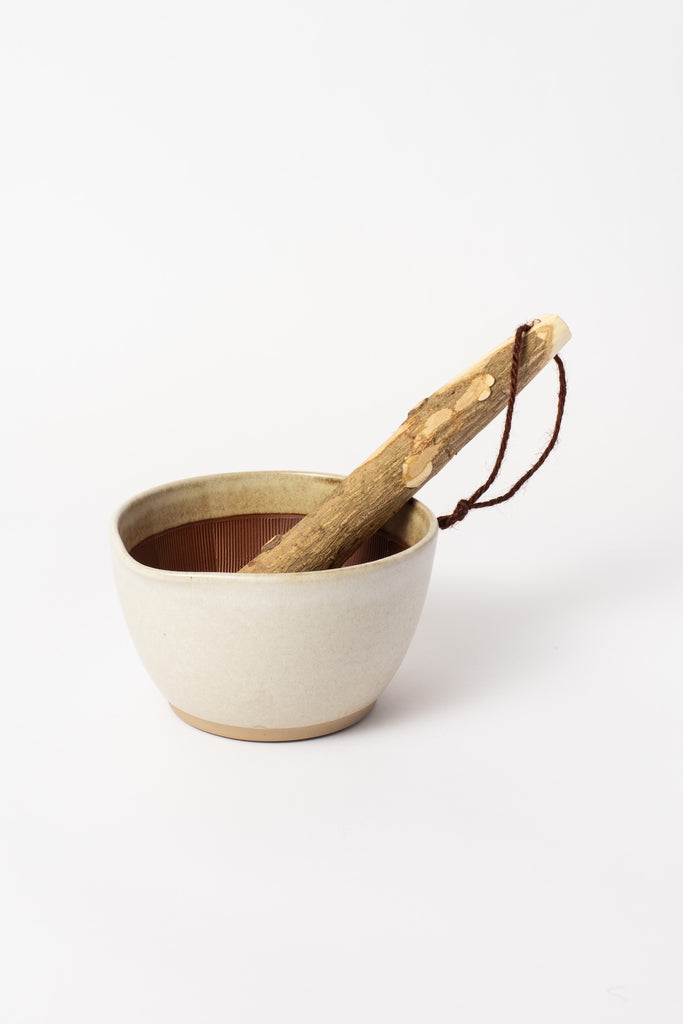 Mortar Bowl with Pestle Large