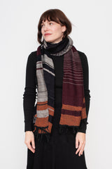 Roots Shawl MIDDLE 12 Wool/Cotton Mix