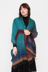 Roots Shawl MIDDLE 20 Wool/Cotton Mix