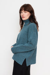 Polo Sweater Turquoise