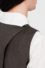 Envelope Top Brown Check