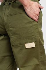 Stretch Chino TWIGGY 7-Stars Suspender Pants Khaki