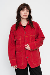 Twill Aging Wool CACTUS Coverall Fade Red