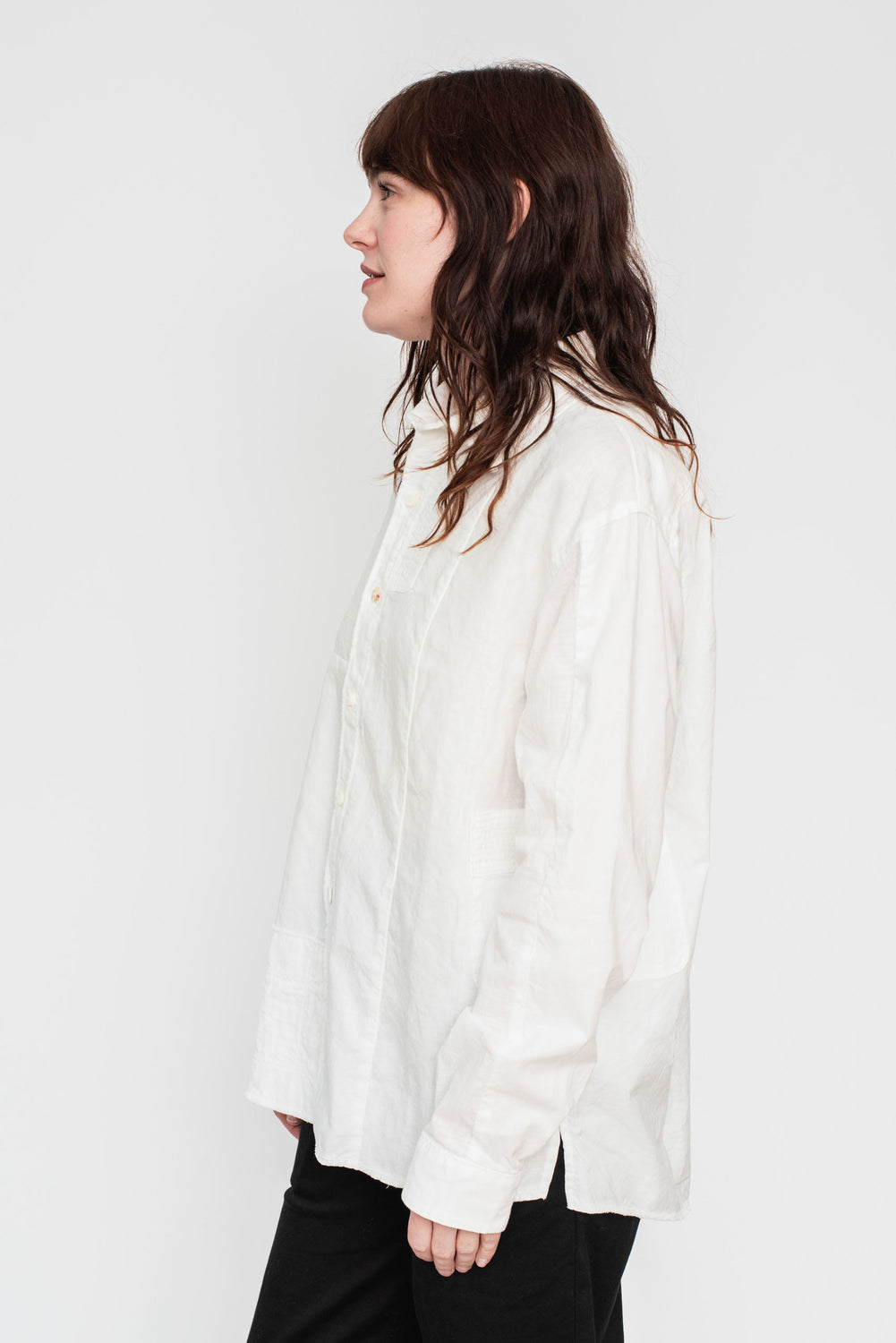 Cotton x Linen Patchwork KATMANDU Shirt