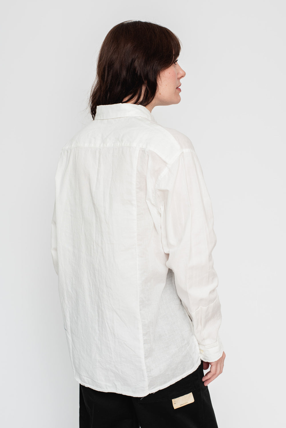 Cotton x Linen Patchwork KATMANDU Shirt