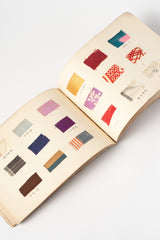 Vintage Japanese Textile Pattern Sample Book, Mihon-chō