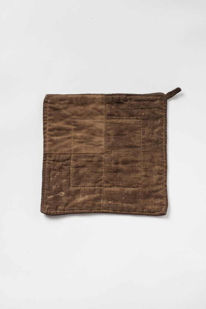 Japanese Potholder Dyed with Kakishibu (persimmon tannins)