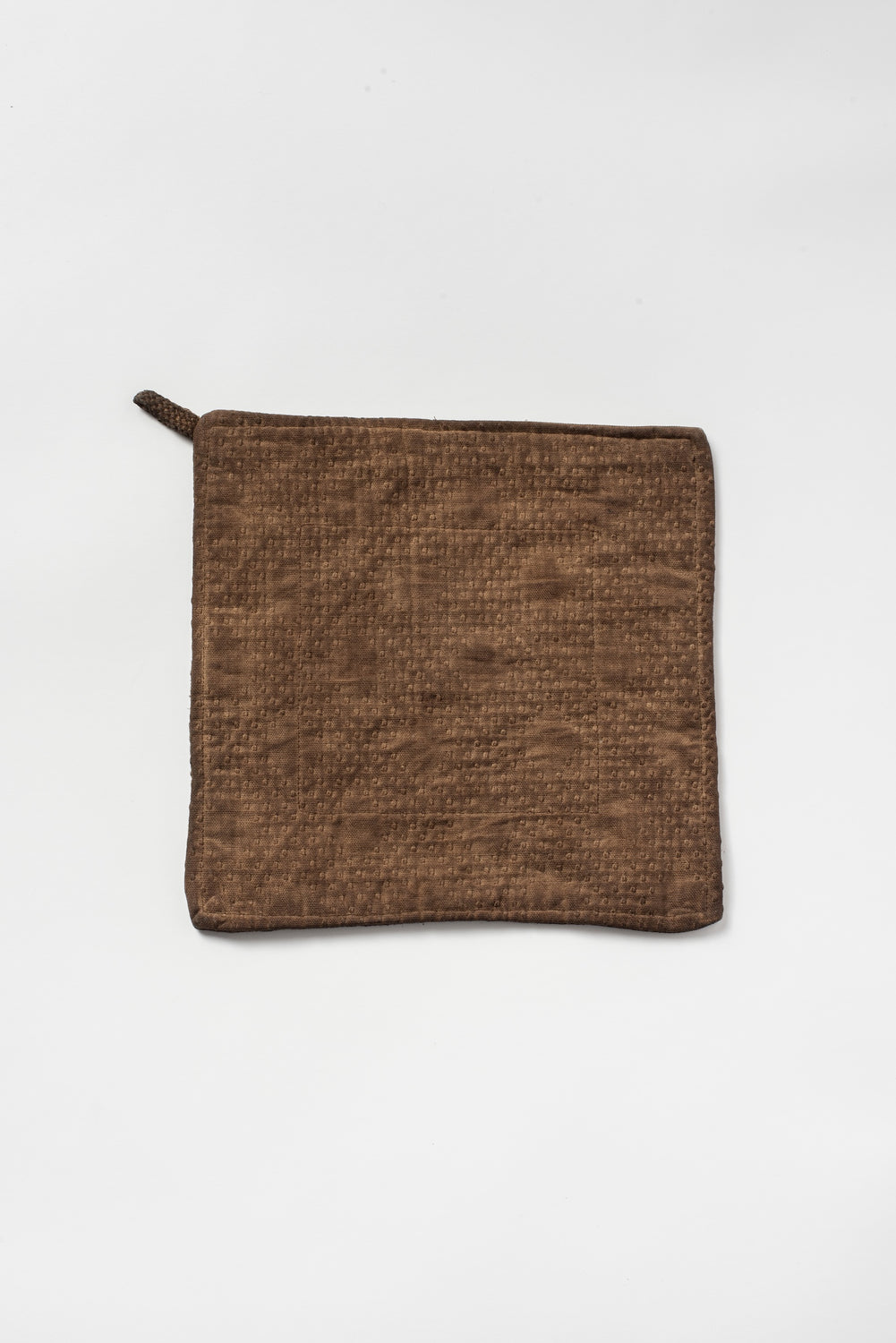 Japanese Potholder Dyed with Kakishibu (persimmon tannins)