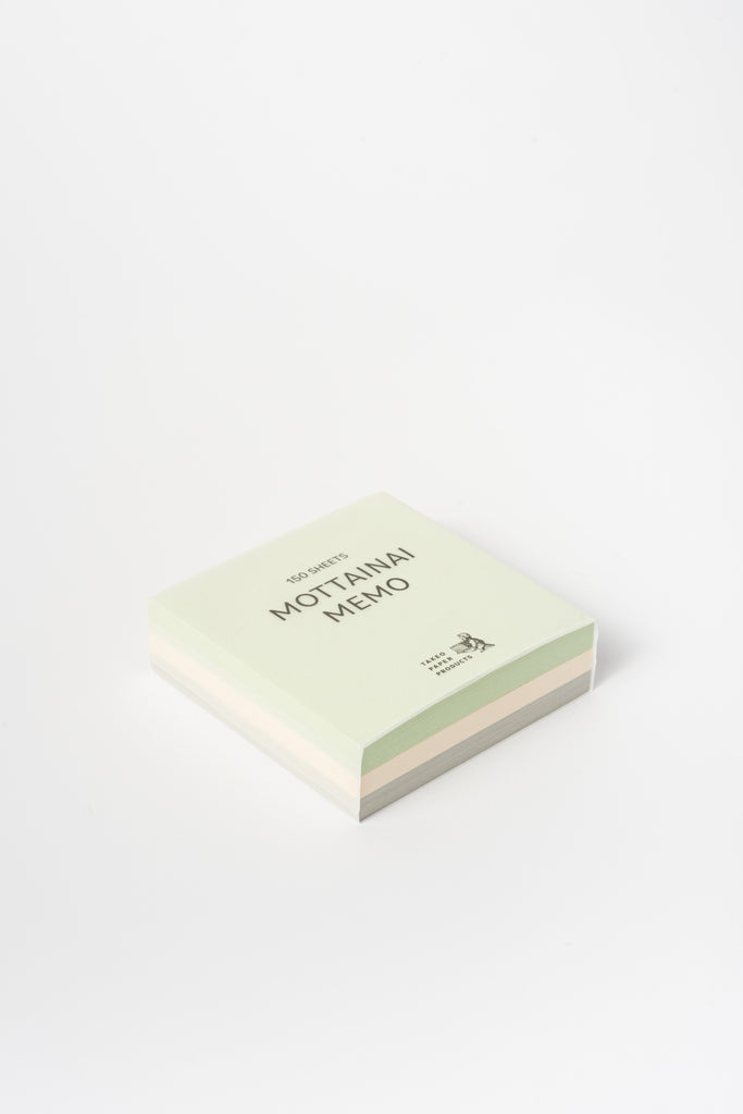 Mottainai Memo Block Light Green