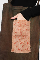 Cotton Shoulder Bag, Kakishibu & Indigo Dyed