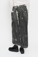Simple Wrap Skirt, Sumi Dye