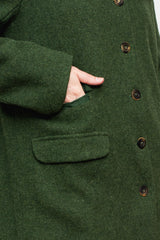 Gently Used Hannoh Green Wool Coat