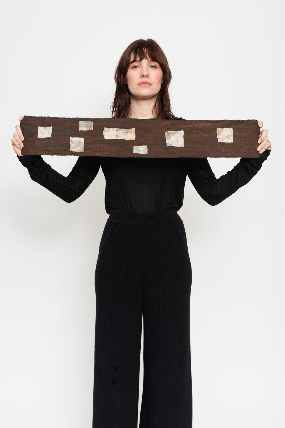 Kakishibu Dyed Patched Table Mat