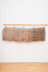 Rust Dyed Linen Textile B