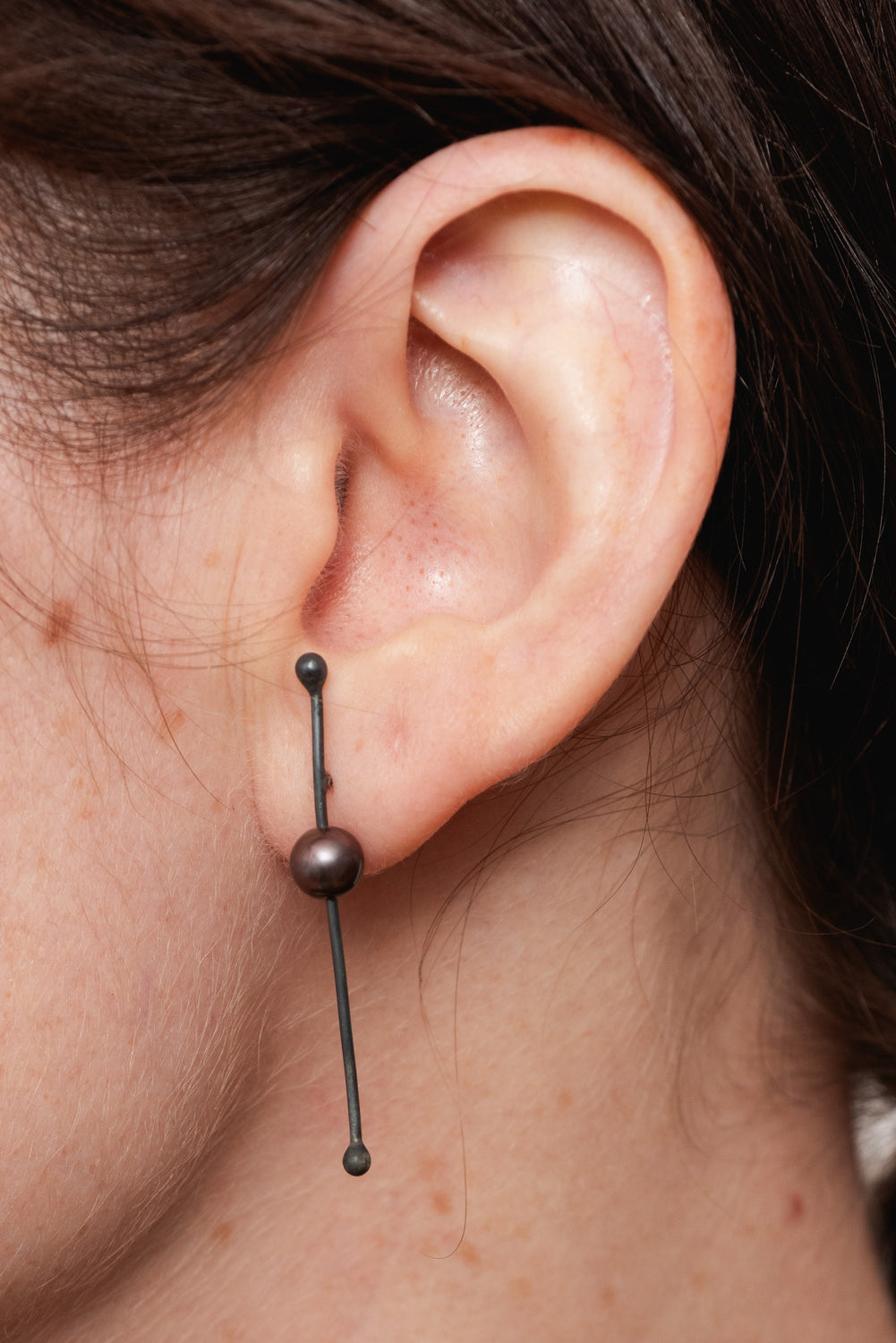 MINIMAL + PEARL Post Earrings