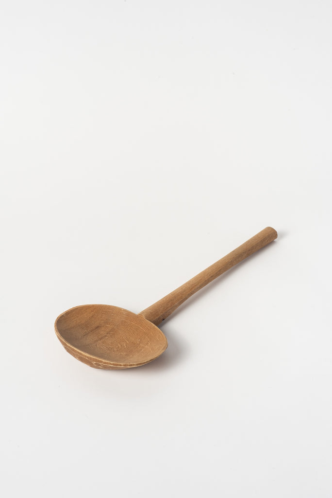 Vintage Large Japanese Wood Ladle