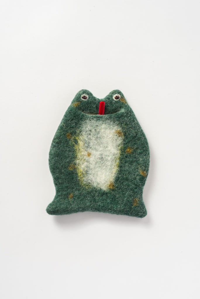 Felt Frog Pouch