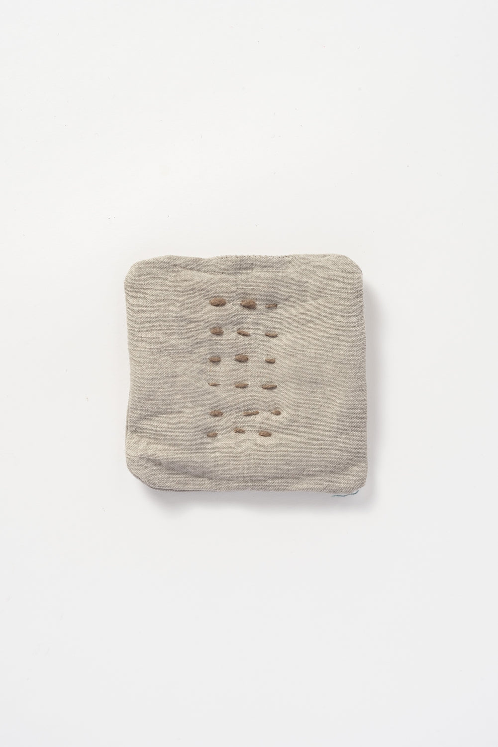 Set of Two Handdyed and Sewn Coasters