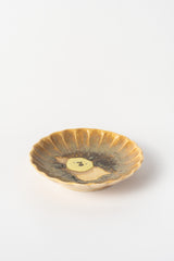 Fluted Ceramic Plate