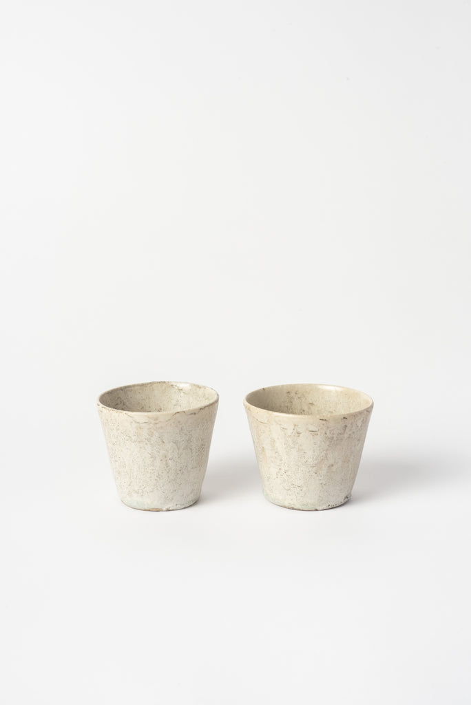 Set of Two Ceramic Tea Cups