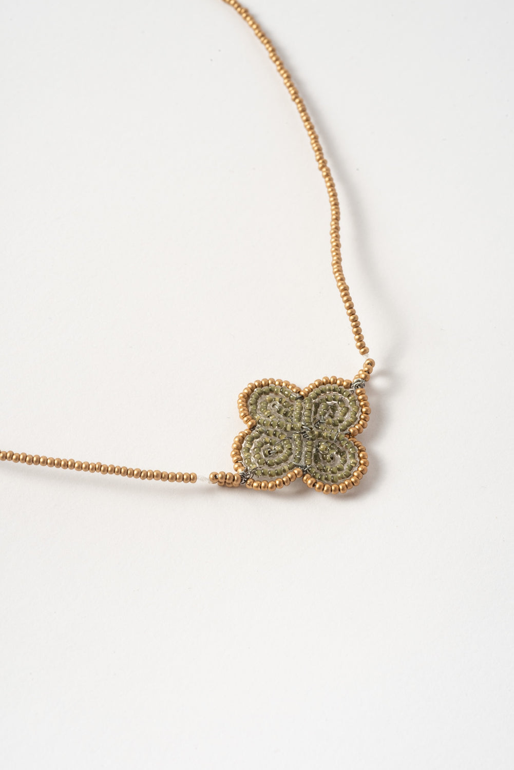 Venetian Window Pendant Necklace Small Blue