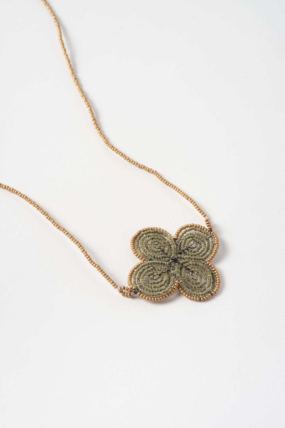 Venetian Window Pendant Necklace Large Blue