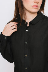 Heritage 60 Sailor Collar Shirt, Black