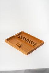 Vintage Wood Japanese Tray with Slats