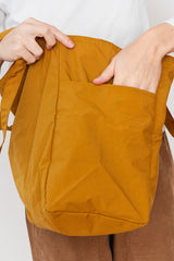 Pocketable 3 way Tote Bag Mustard