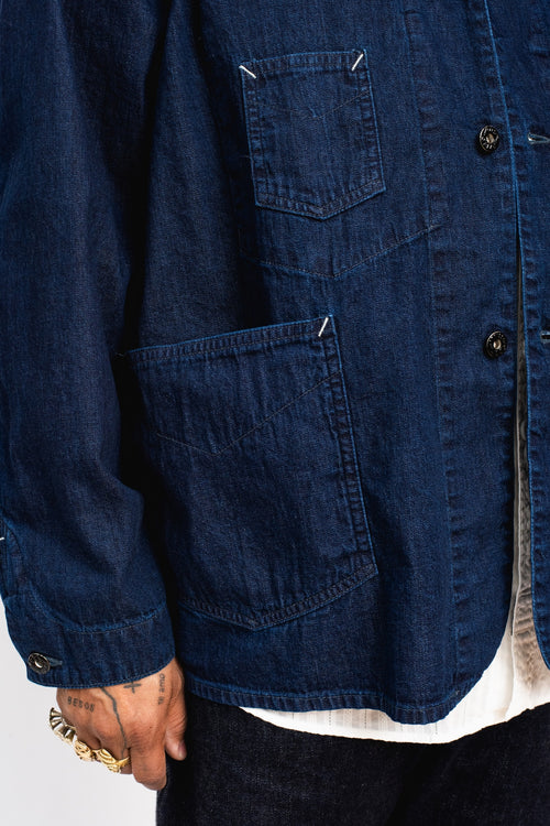 De Luxe Railroader 8 oz. Denim Jacket, Indigo – Moth