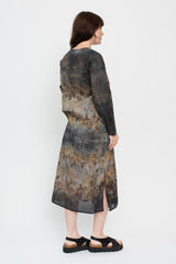Wrap Dress or Duster, Botanical Dye