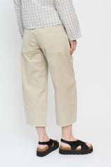 Cotton Stretch Pants Sand