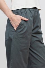 Cotton Stretch Pants Asfalto
