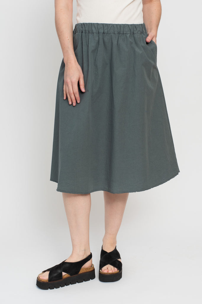 Cotton Skirt Asfalto