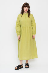 French Linen Dress Pistachio