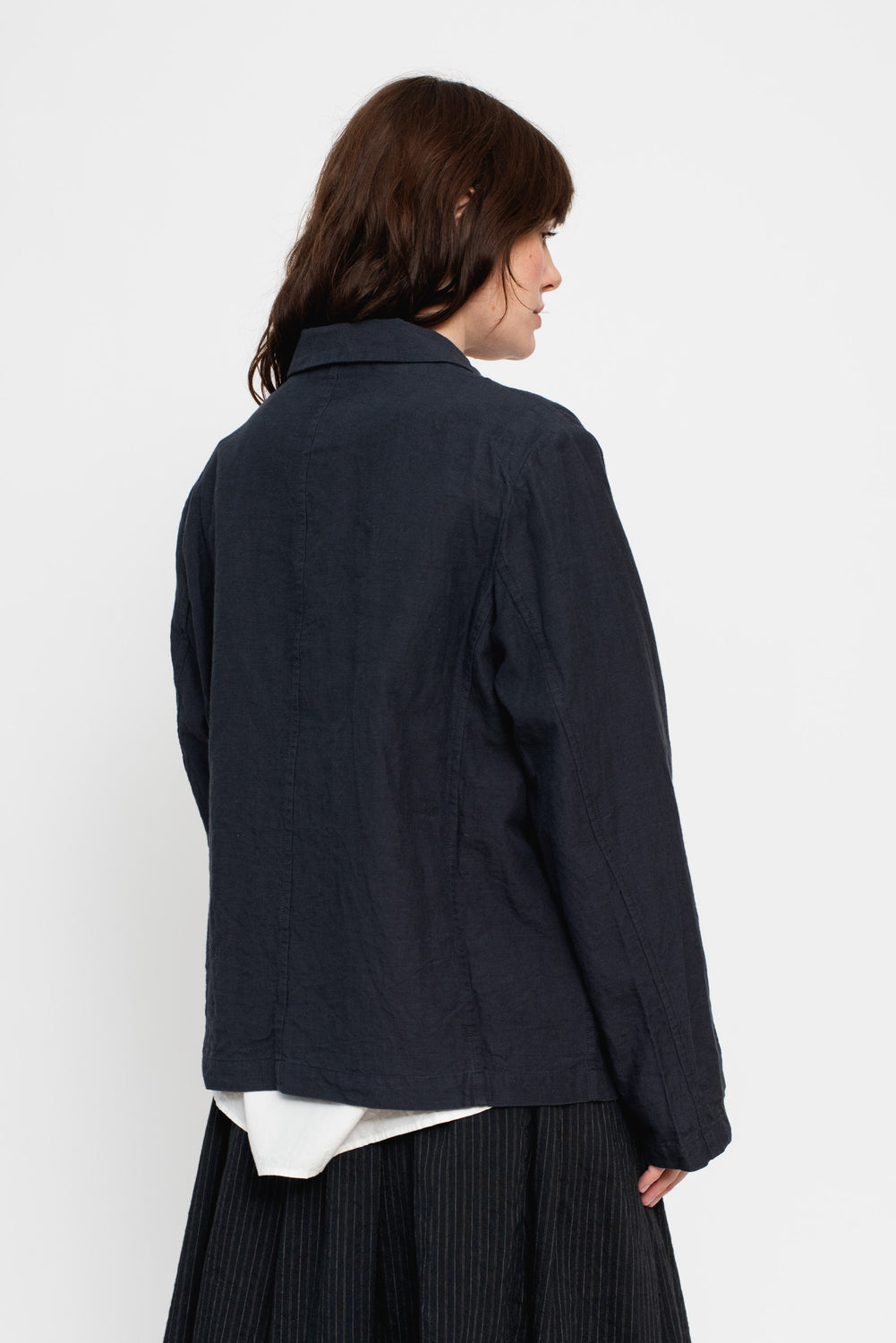 Washed Linen Cotton Ramie Jacket