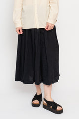 Vintage Stripes Gather Skirt