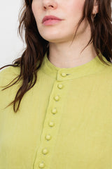 French Linen Dress Pistachio