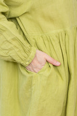 French Linen Dress Pistachio