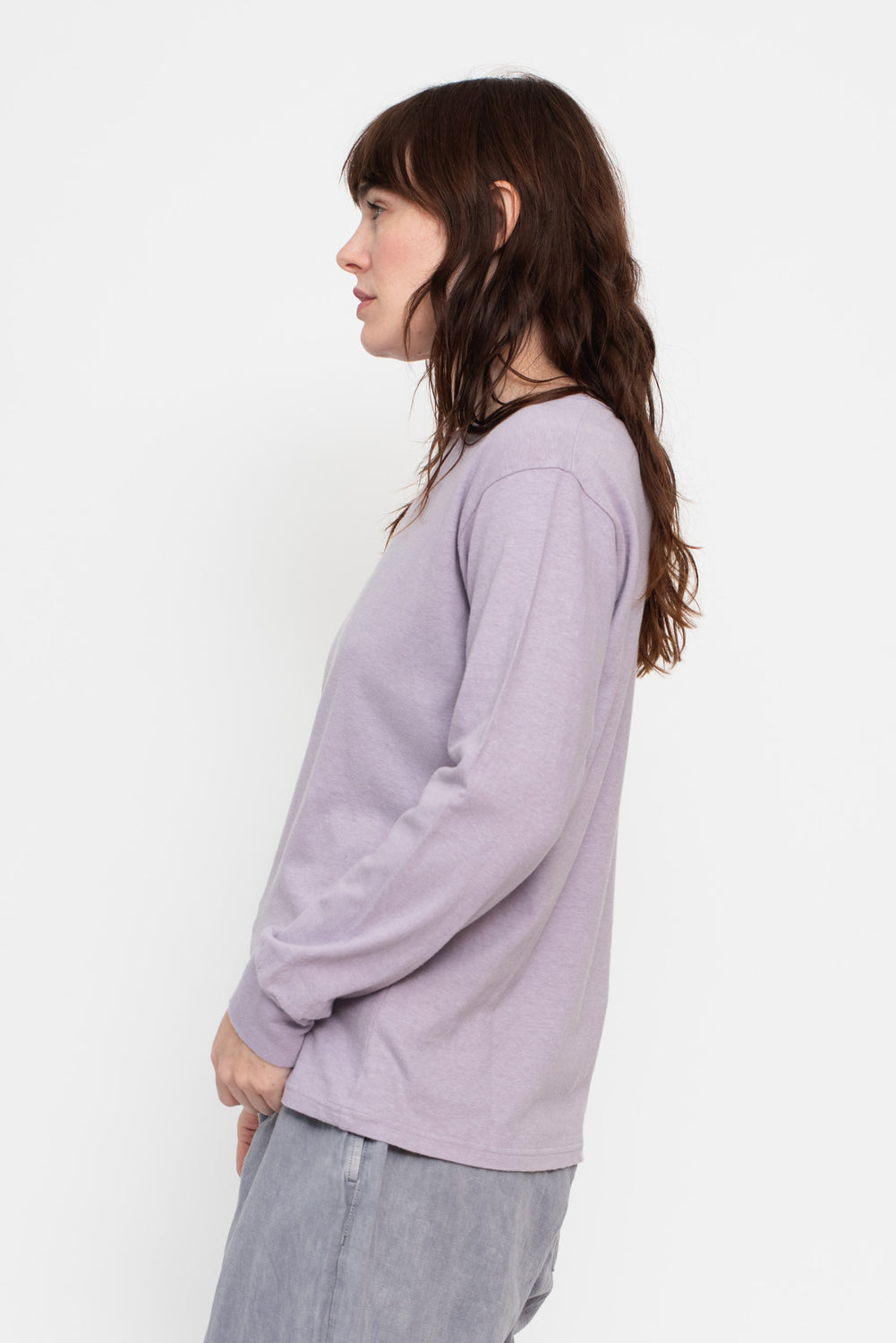 Long Sleeve T Shirt Lavender