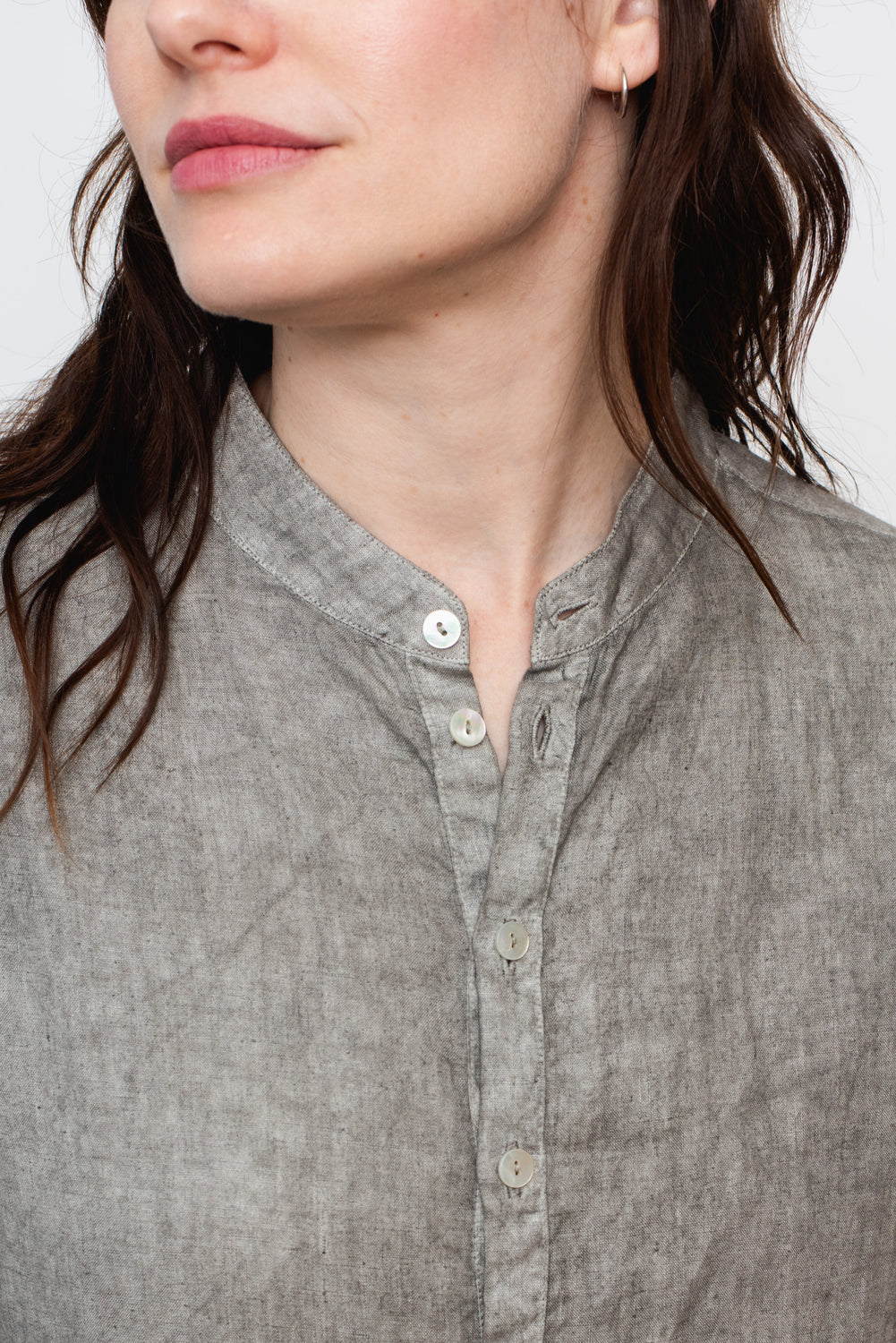 Unisex Hemp S/S Shirt, Pine Soot