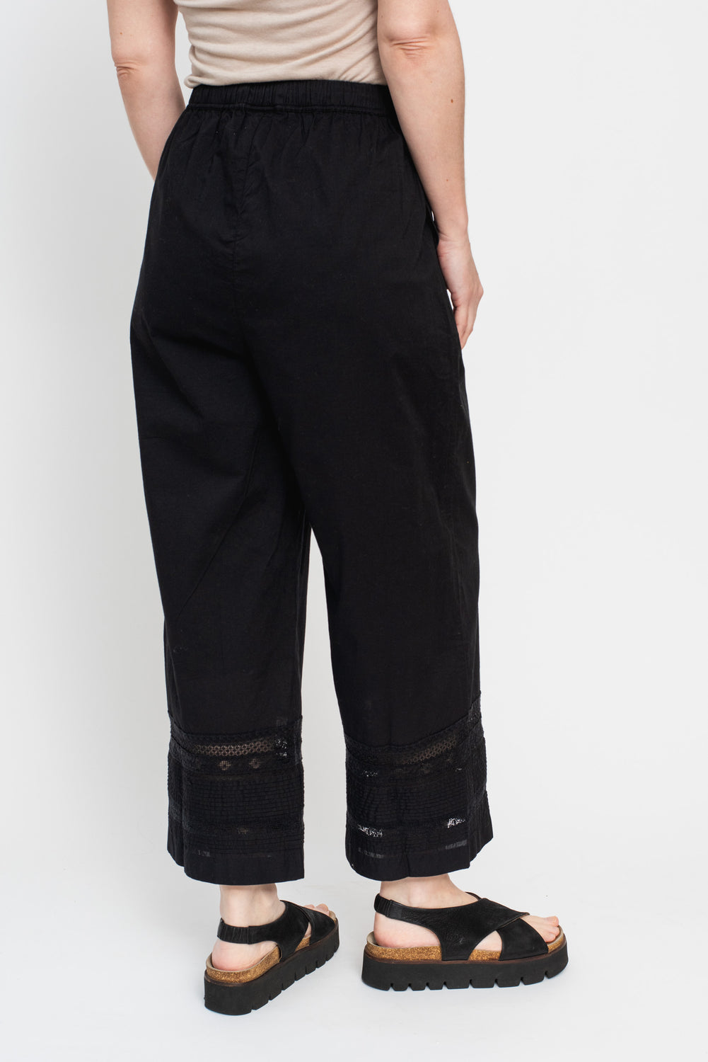 Cotton Pants Black