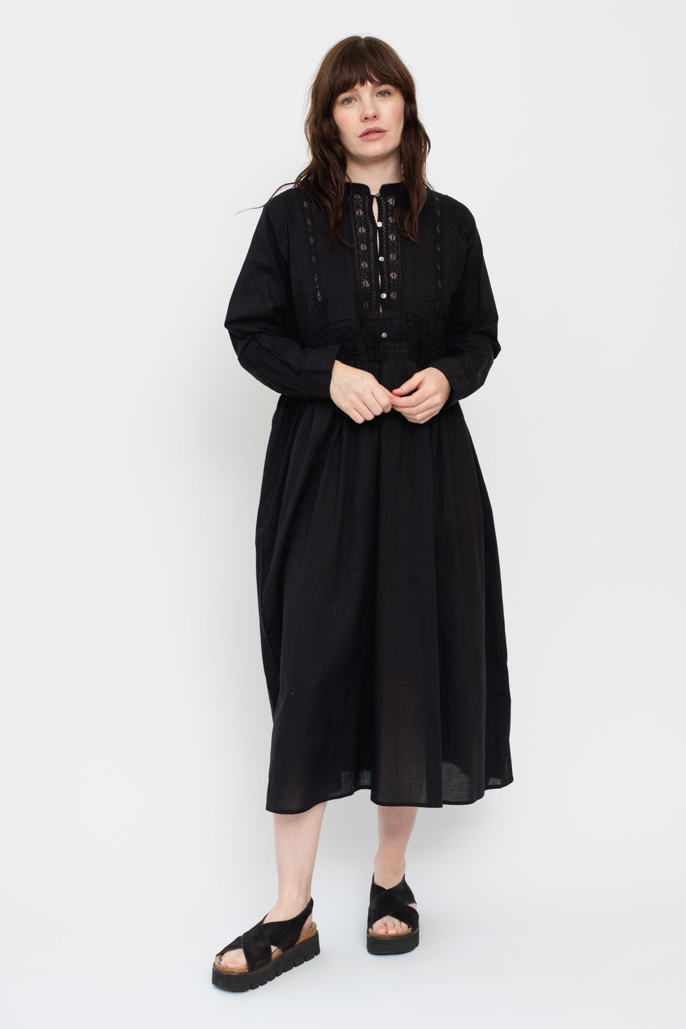 Cotton Dress Black