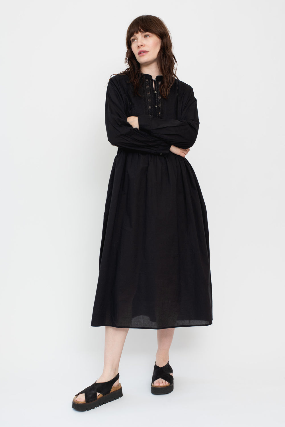 Cotton Dress Black