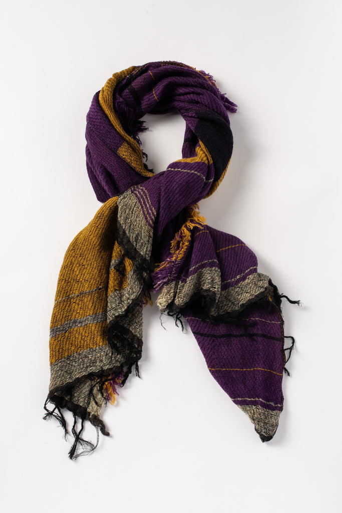 ROOTS Shawl Small Wool Cotton 20