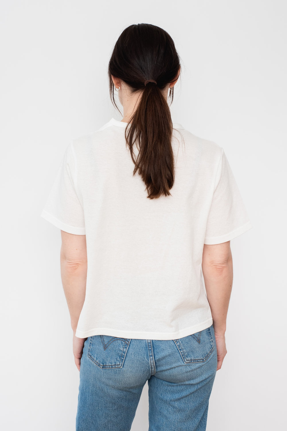 Cotton T-Shirt with Slits