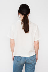Cotton T-Shirt with Slits