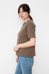 Cotton T-Shirt with Slits